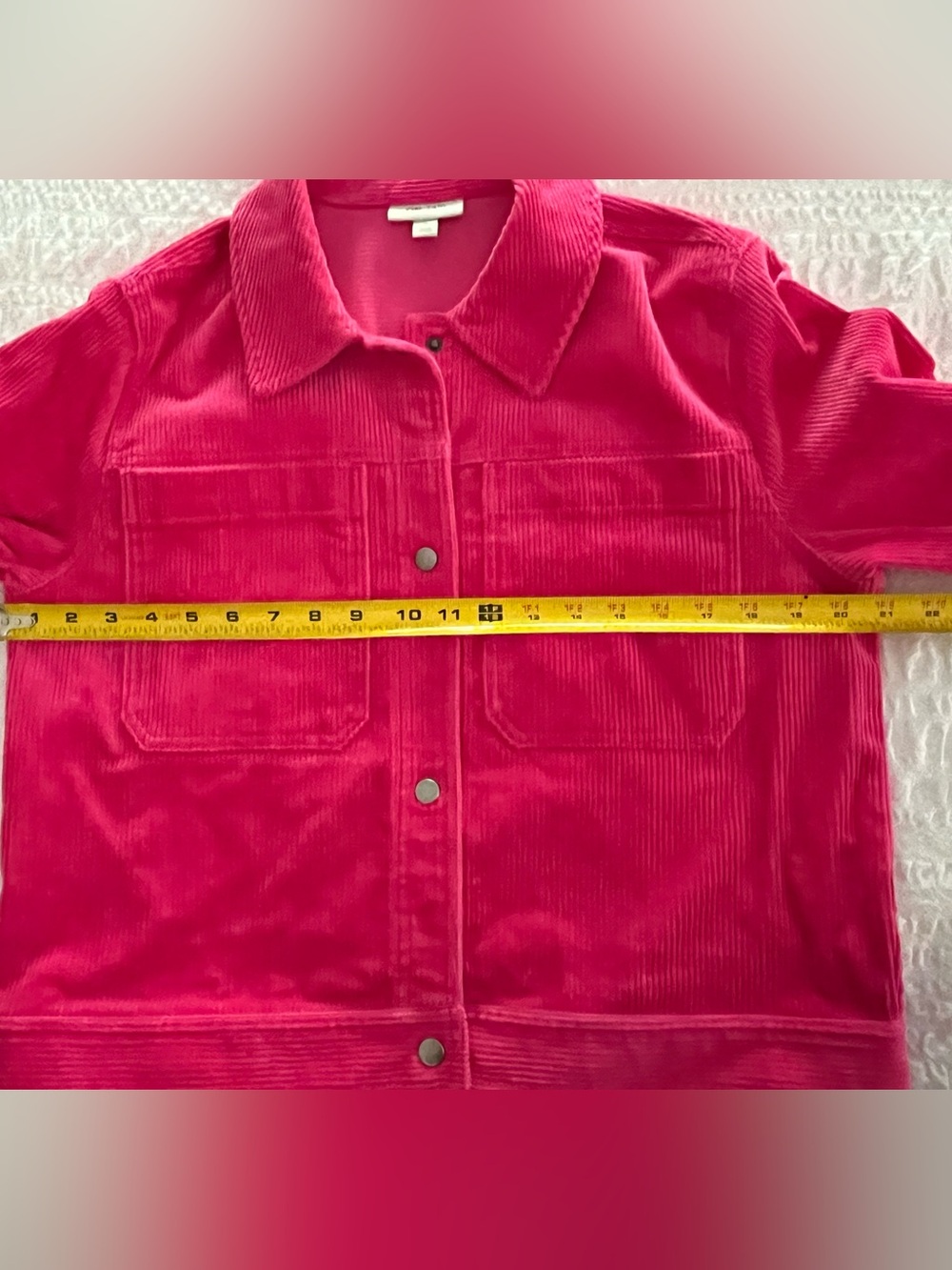 Corduroy Jacket Bright Pink - Picture 4 of 9